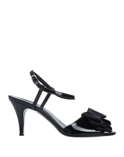 Shop John Richmond Sandals In Black