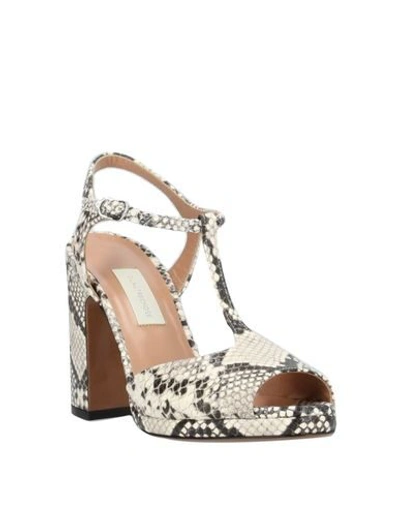 L'autre Chose Sandals In Ivory