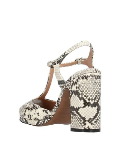 L'autre Chose Sandals In Ivory