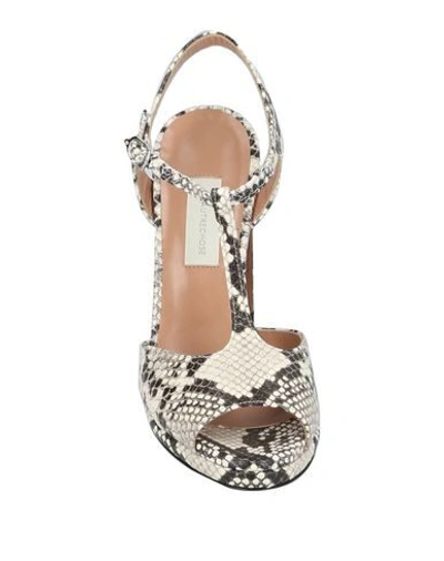 L'autre Chose Sandals In Ivory