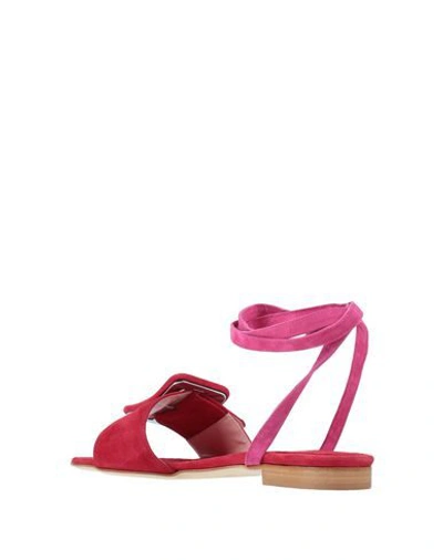 Shop Anna F. Sandals In Red