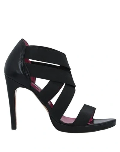 Shop Aldo Castagna Sandals In Black