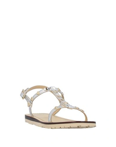 Love Moschino Sandals In Silver