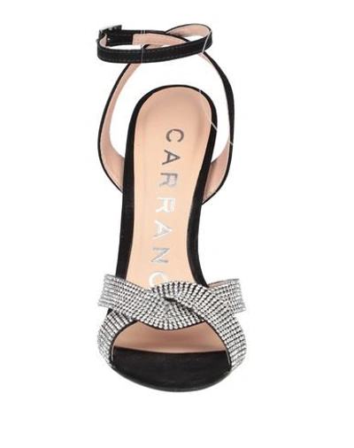 Shop Carrano Sandals In Black