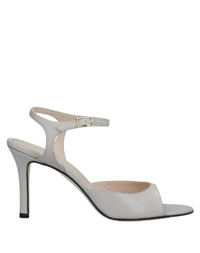 Shop Antonio Barbato Sandals In Light Grey