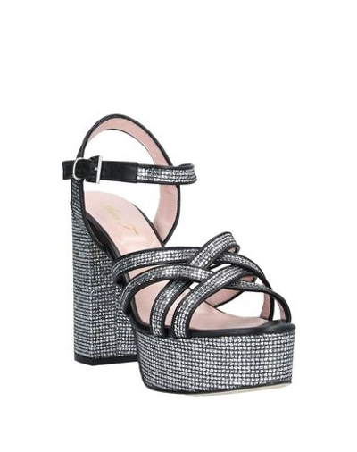 Shop Anna F Sandals In Silver