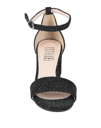 Shop Estelle Sandals In Black