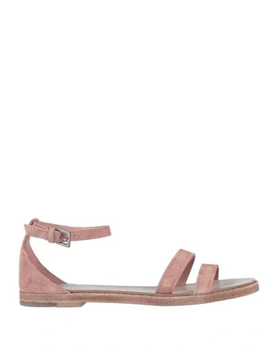 Shop Del Carlo Sandals In Pink