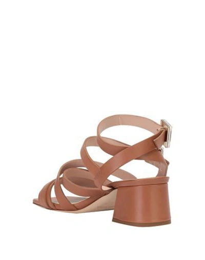 Shop Alberto Gozzi Sandals In Brown