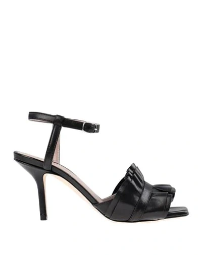Shop Cheville Woman Sandals Black Size 7 Soft Leather