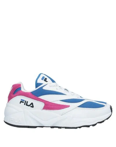Shop Fila Woman Sneakers Blue Size 9.5 Soft Leather, Textile Fibers