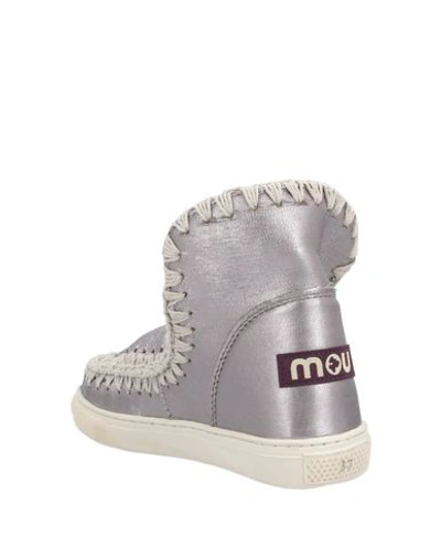 Shop Mou Woman Ankle Boots Grey Size 7 Bovine Leather