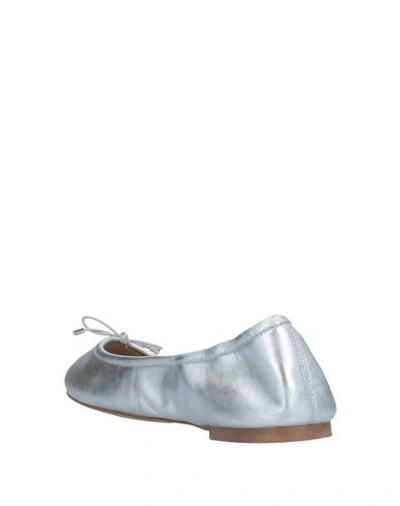 Shop Sam Edelman Ballet Flats In Silver