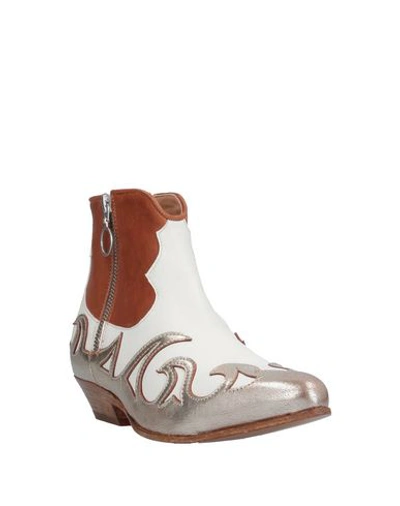 Shop Lemaré Ankle Boots In Platinum