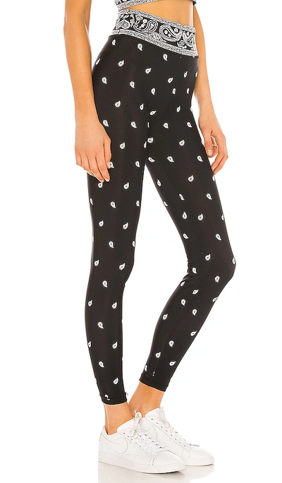 Shop Adam Selman Sport Hi Rise Legging In Black Bandana