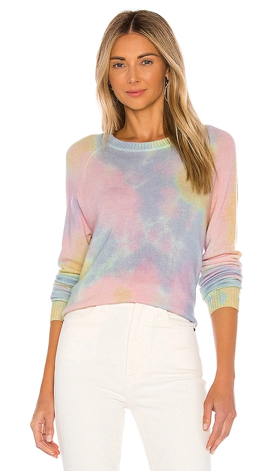 Shop Autumn Cashmere Pastel Splotch Print Sweatshirt In Pastel Multi