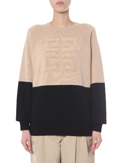 Shop Givenchy Crew Neck Sweater In Nero