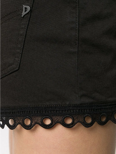 Shop Dondup Klum Shorts In Black