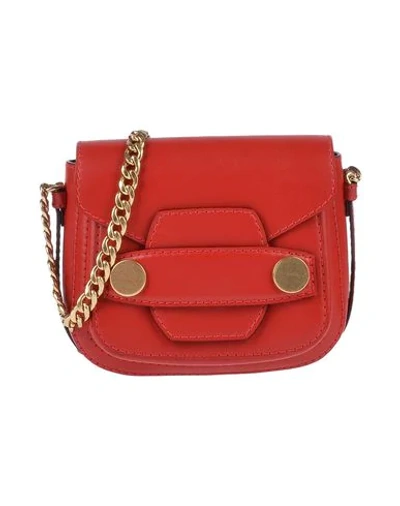 Shop Stella Mccartney Handbags In Brick Red