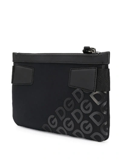 Shop Dolce & Gabbana Logo Belt Bag In Black