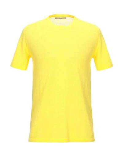 Shop Nuur T-shirts In Yellow