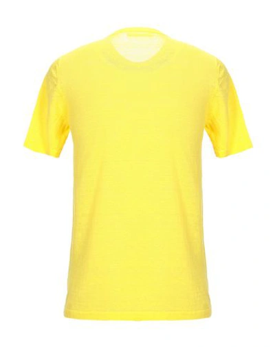 Shop Nuur T-shirts In Yellow