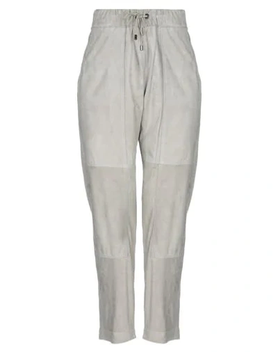 Shop Brunello Cucinelli Pants In Grey