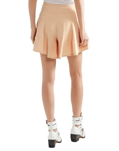 Shop Chloé Woman Shorts & Bermuda Shorts Sand Size 12 Acetate, Viscose In Beige