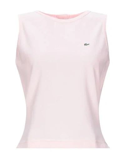 Shop Lacoste Tank Top In Light Pink