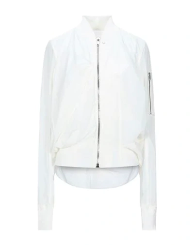 Shop Rick Owens Jackets In White
