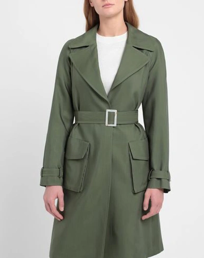 Shop 8 By Yoox Overcoats In Military Green