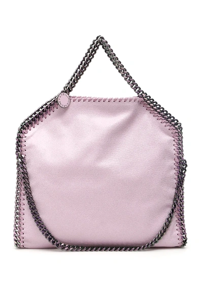 Shop Stella Mccartney Falabella 3 Chain Bag In Purple,pink