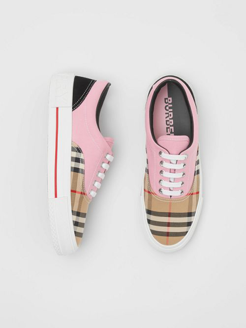 pink burberry sneakers
