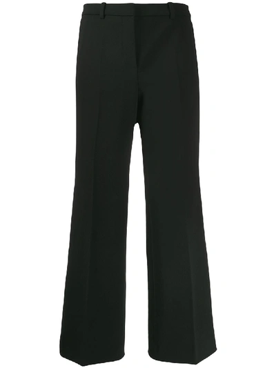 Shop Givenchy Wool Trousers In Black