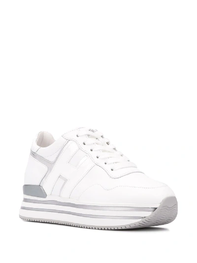 Shop Hogan H483 Sneakers In White