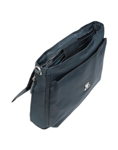 Shop Piquadro Handbags In Dark Blue