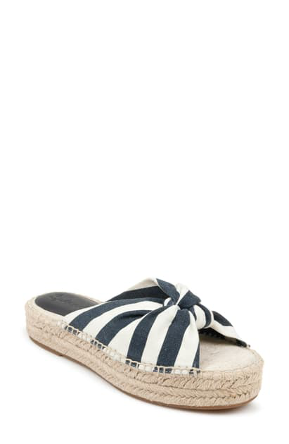 espadrille platform slide sandals