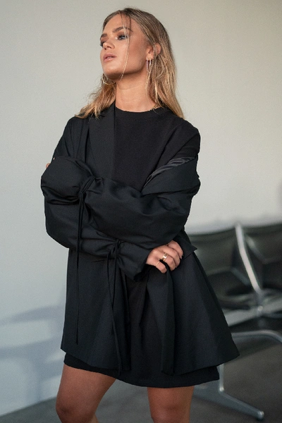 Hanna Schönberg X Na-kd Oversized T-shirt Dress - Black | ModeSens