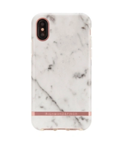 Shop Richmond & Finch White Marble Case For Iphone Xr