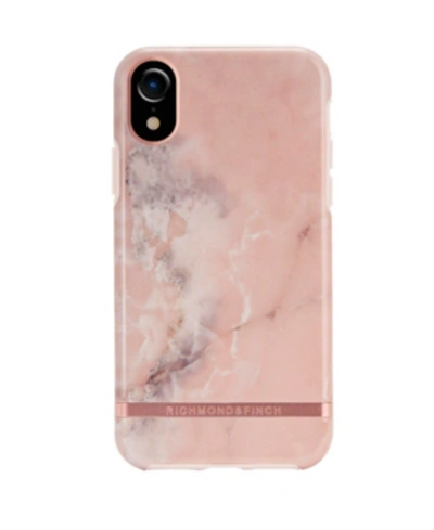 Shop Richmond & Finch Pink Marble Case For Iphone Xr