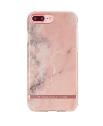 Shop Richmond & Finch Pink Marble Case For Iphone 6/6s Plus, 7 Plus And 8 Plus