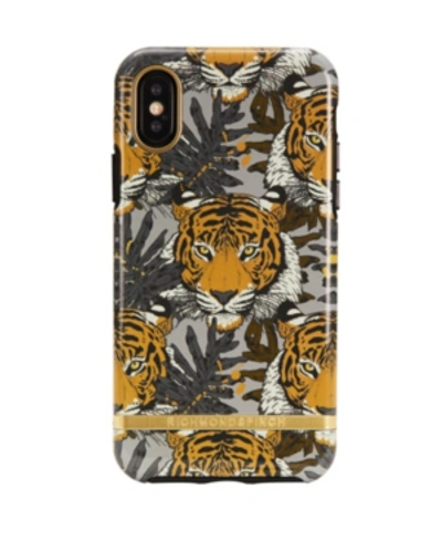 Shop Richmond & Finch Tropical Tiger Case For Iphone X And Xs In Grey Multi