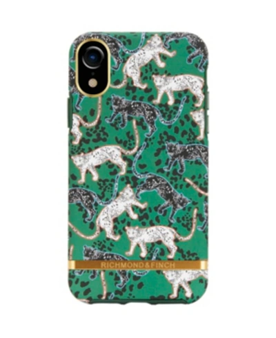 Shop Richmond & Finch Green Leopard Case For Iphone Xr