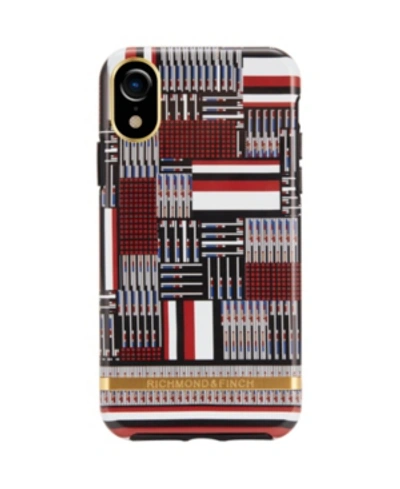 Shop Richmond & Finch Monte Carlo Case For Iphone Xr In Red Striped