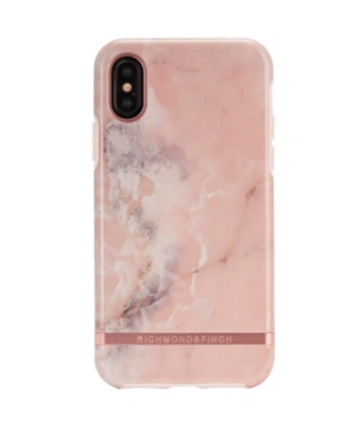 Shop Richmond & Finch Pink Marble Case For Iphone Xs Max