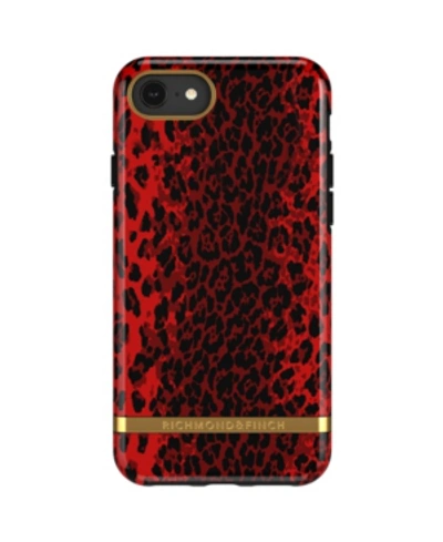 Shop Richmond & Finch Red Leopard Case For Iphone 6/6s, 7 And 8
