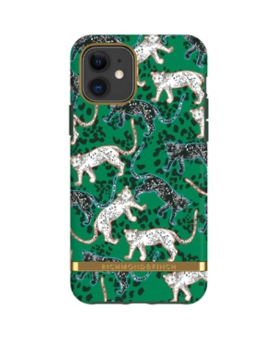 Shop Richmond & Finch Green Leopard Case For Iphone 11