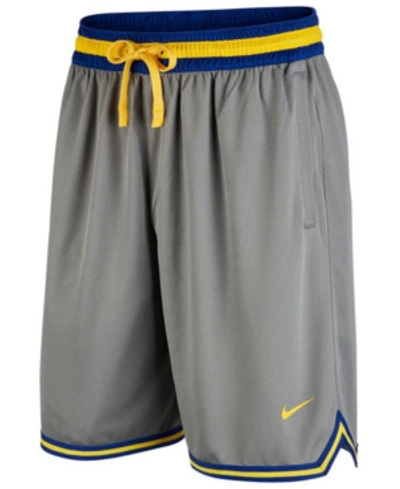 Shop Nike Men's Golden State Warriors Team Dna Shorts In Steel Grey