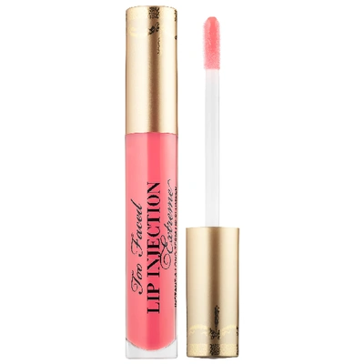 Too Faced Lip Injection Extreme Lip Plumper Gloss Bubblegum Yum 0.14 oz/ 4 G In Bubblegum Yum