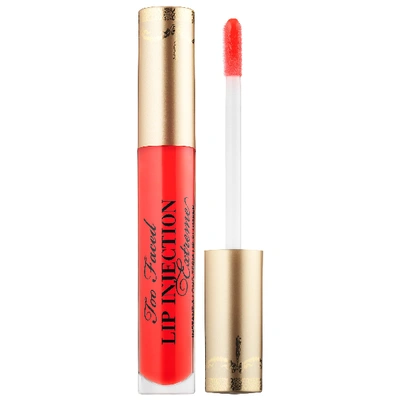 Shop Too Faced Lip Injection Extreme Hydrating Lip Plumper Tangerine Dream 0.14 oz/ 4 G